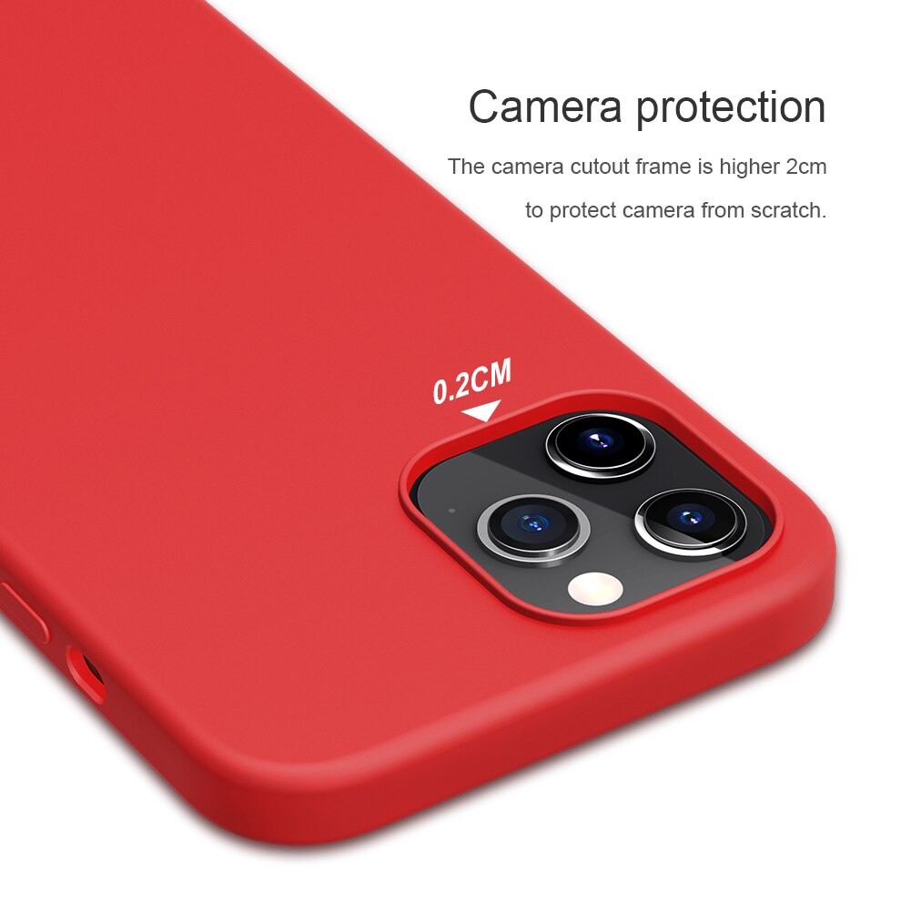 Ốp lưng iPhone 12 Pro Max silicon Nillkin Flex Pure chính hãng