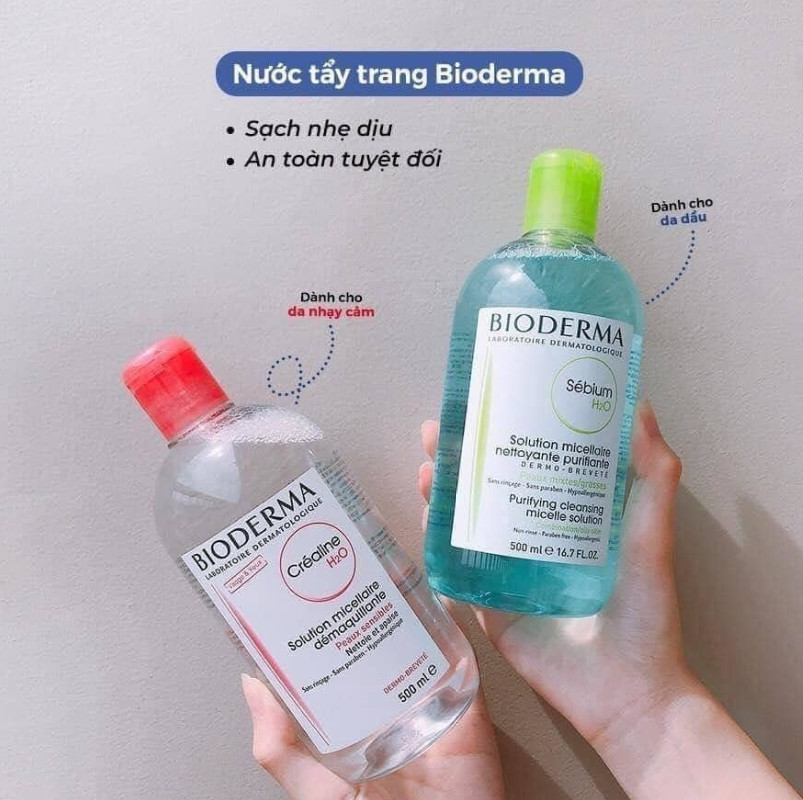 Nước Tẩy Trang Bioderma H2O Pháp (500ml)