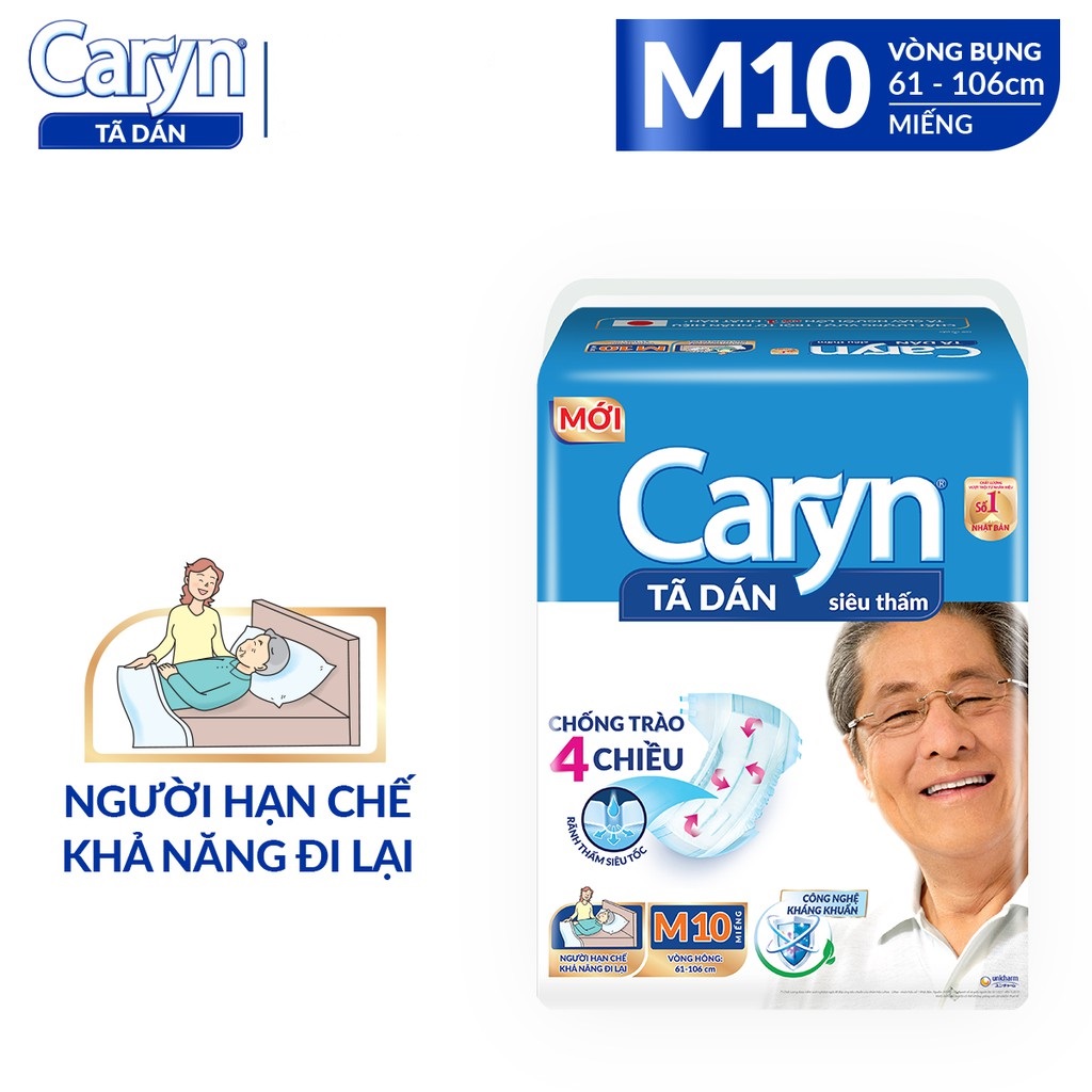 Tã Dán Caryn Size M Gói 10 Miếng