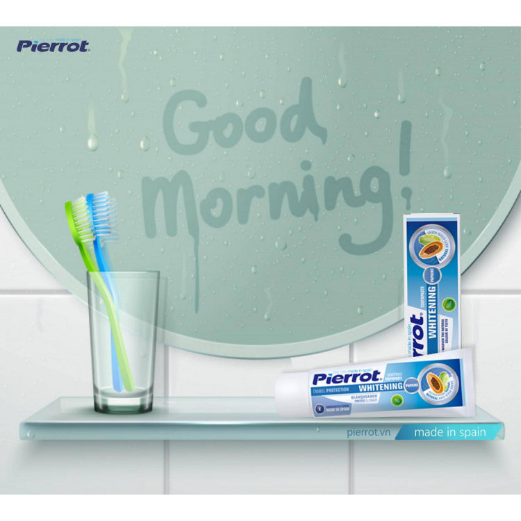 Kem đánh răng Pierrot làm trắng răng 75ML