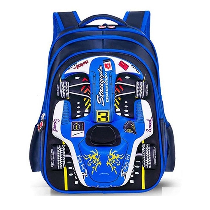 Balo học sinh hình ô tô 3D size 42 cm