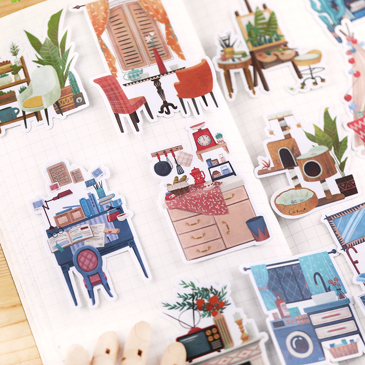 [HCM]Set sticker nội thất cổ điển (Loại 1)