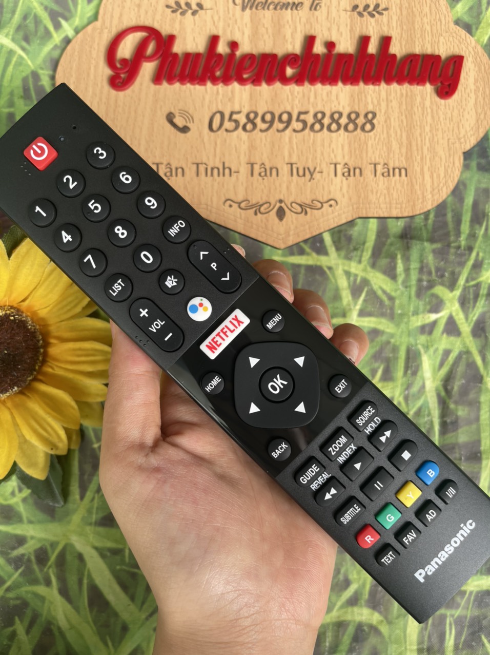 Remote tivi Panasonic giọng nói