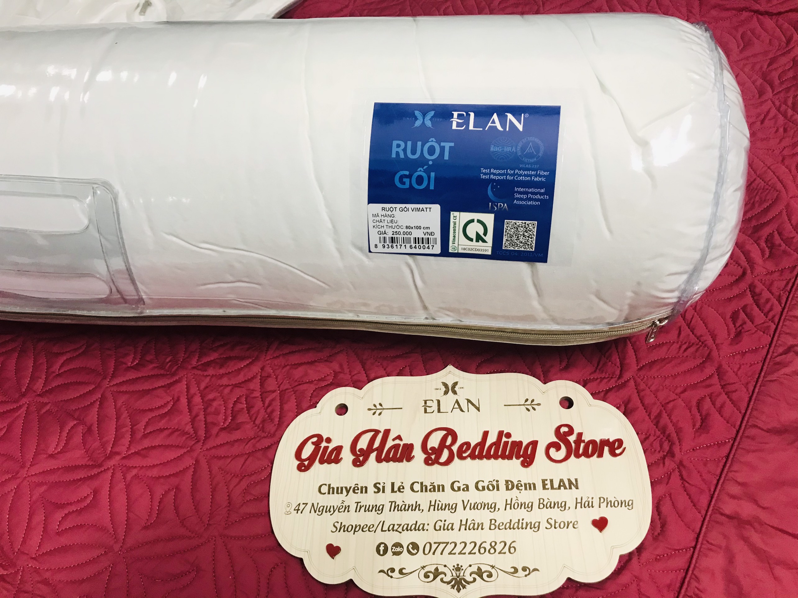 Ruột gối ôm VIMATT ELAN dài 80x100cm