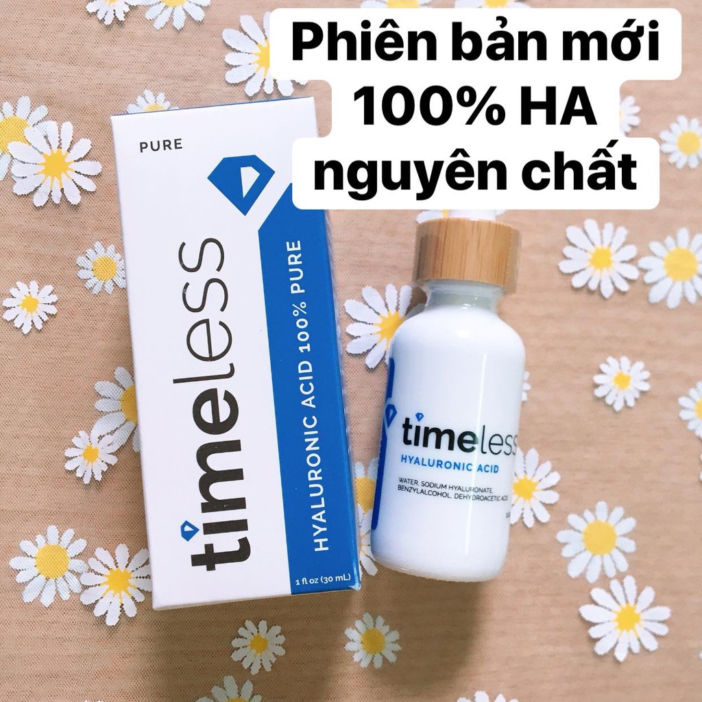 Tinh chất Timeless Hyaluronic Acid - Cấp nước Timeless 30ml