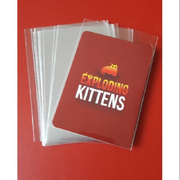 Sleeves bọc bài Mèo nổ Exploding Kittens bảo vệ bài 5.7 x 8.8 cm