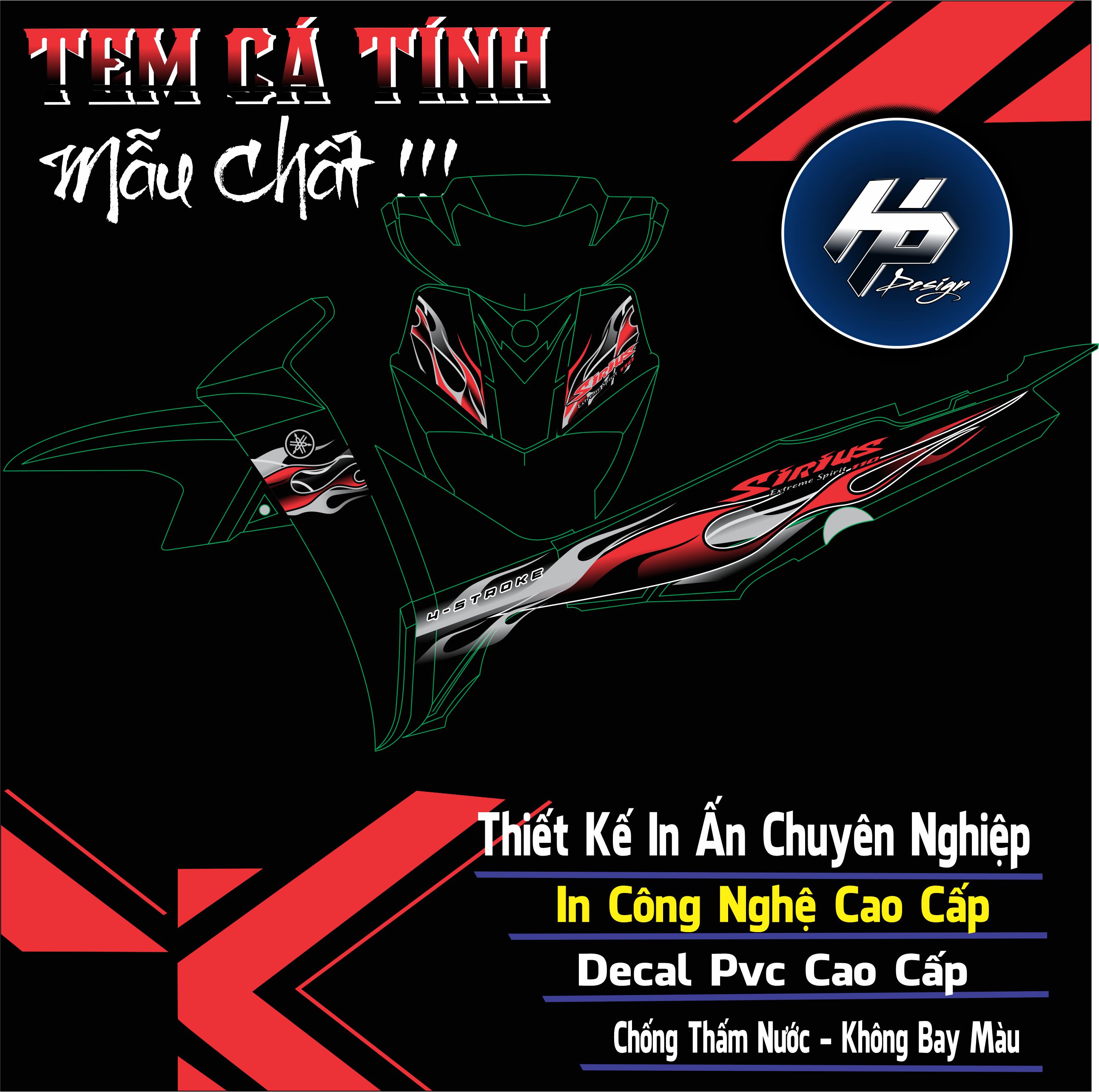 Tem sirius lửa đỏ đen