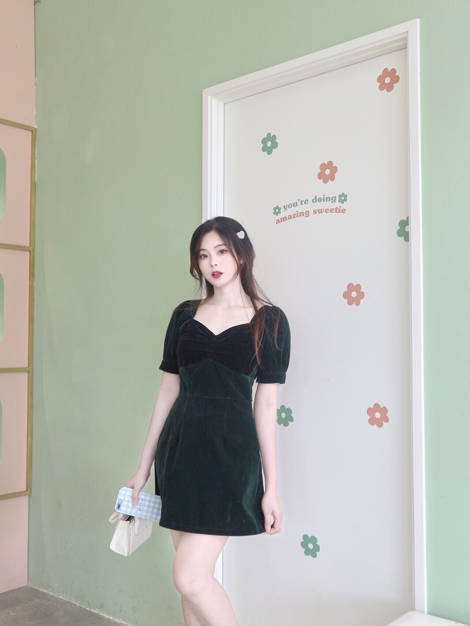 Đầm Wonder House Nhung Spring Dress