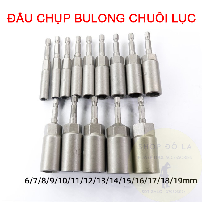 [Bán Lẻ]Đầu Chụp Bulong Chân Lục Giác