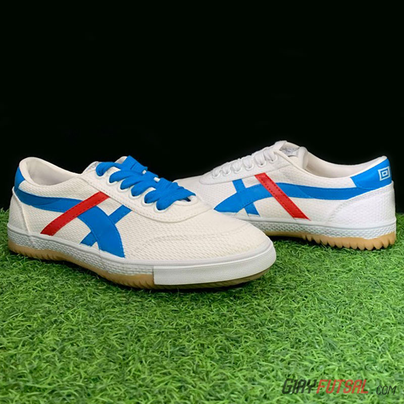 [HCM]Giày Bata Warrior 27A - Trắng Xanh Đỏ