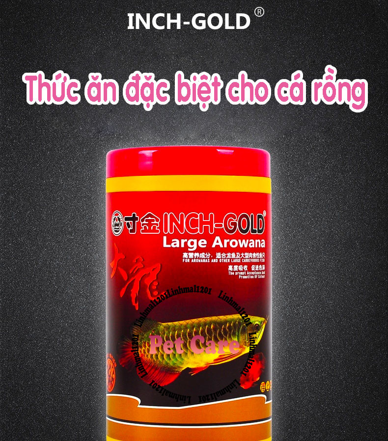 Thức ăn cá rồng inch gold 1 kg