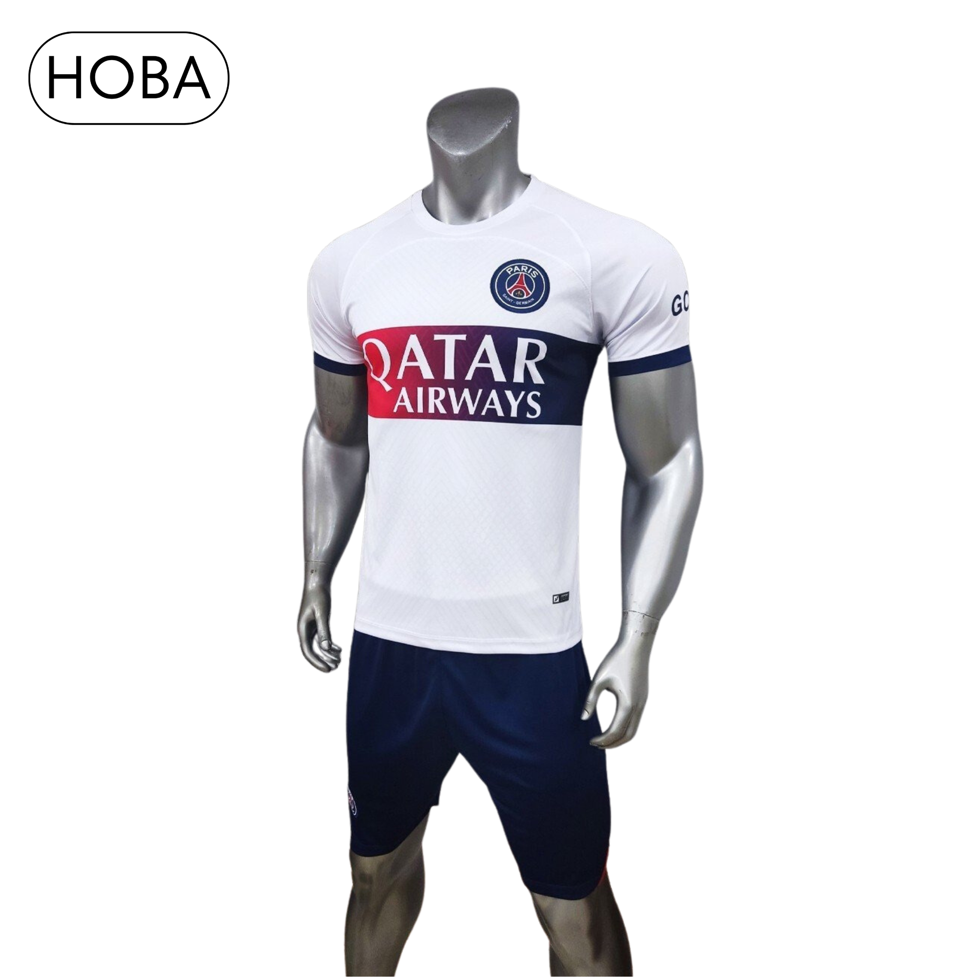 Bộ quần áo bóng đá đồ đá banh CLB PSG trắng