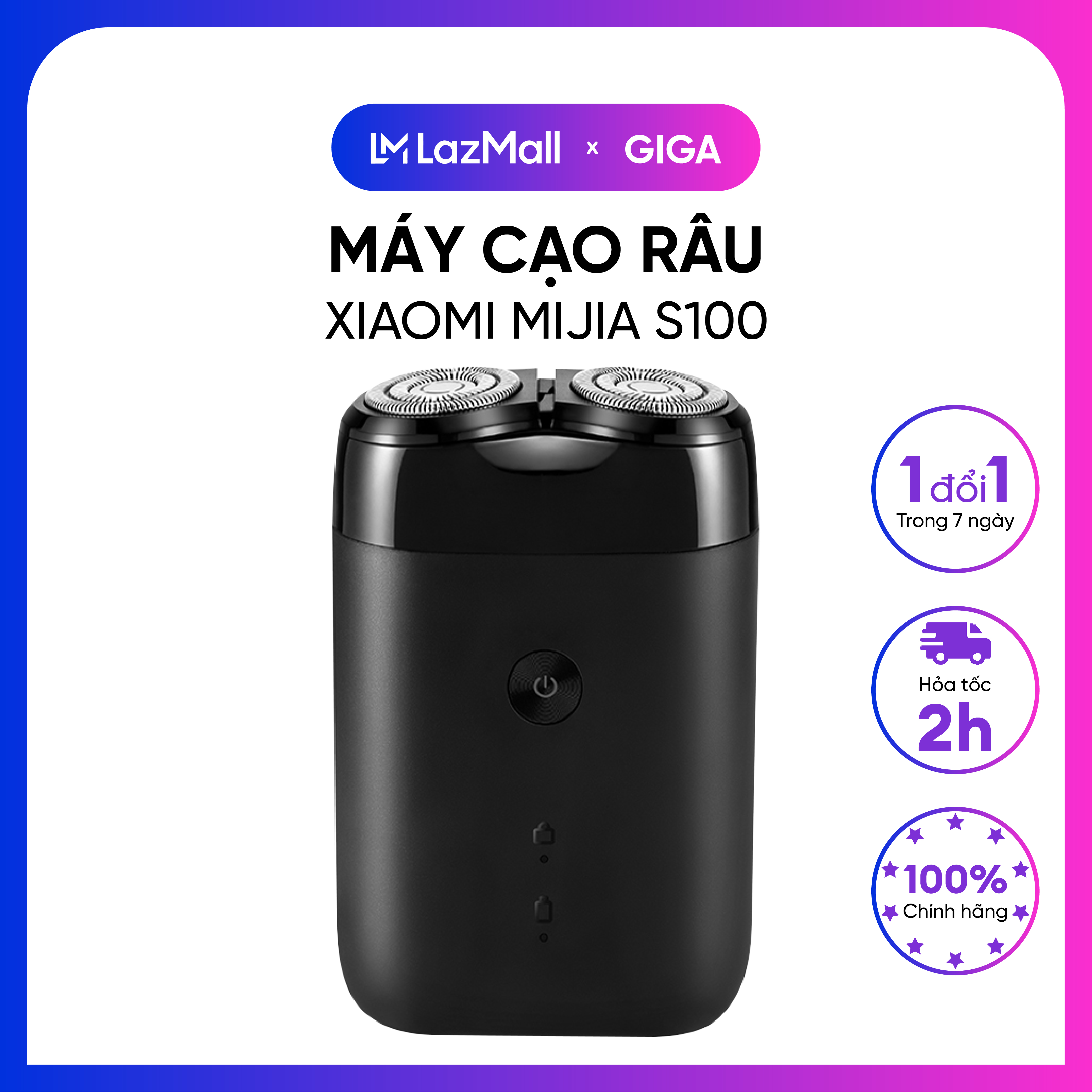 [ Hỏa tốc HN - HCM ]  Máy cạo râu mini Xiaomi Mijia S100 MSX201