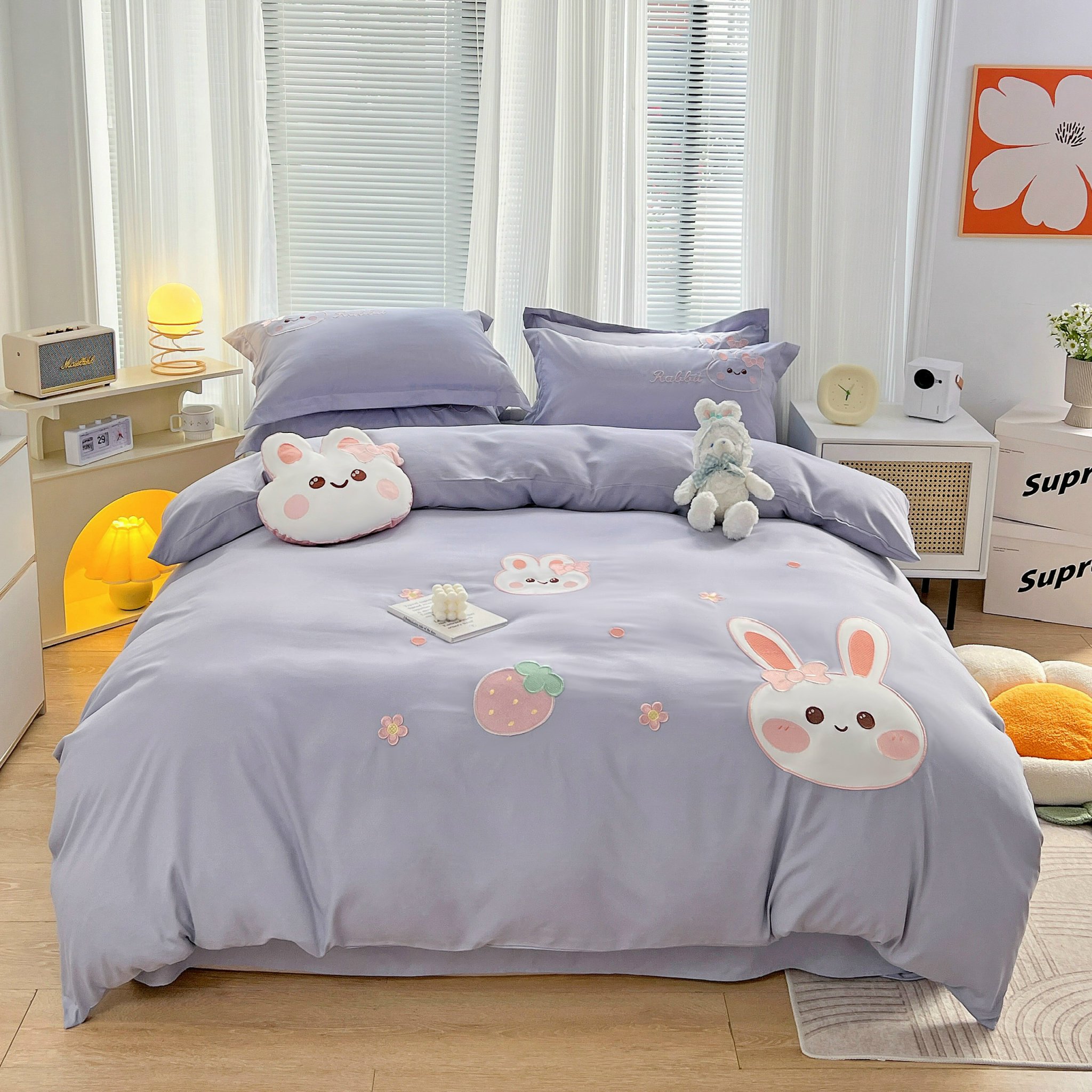 Bộ 5 Món Cotton Đũi Thêu Cực Xinh