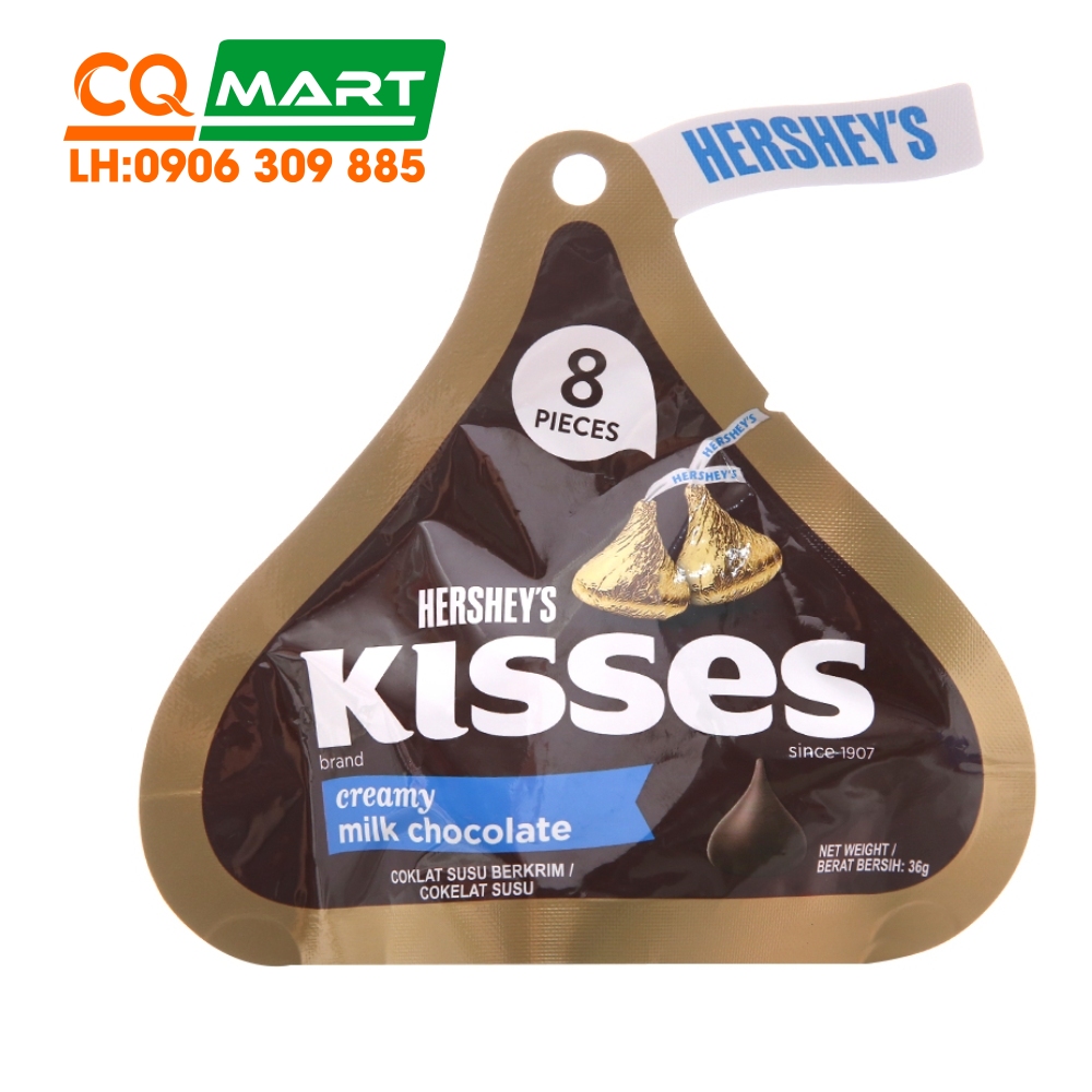 Socola Kem Sữa Hershey’s Kisses 36g