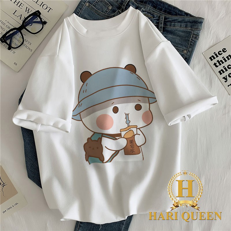 Áo phông mèo đội mũ chữ nhật HARI0620