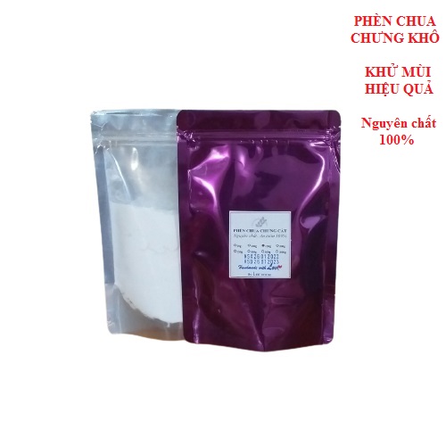 Gói 150gr Phèn chua chưng cất nguyên chất (Phèn phi)