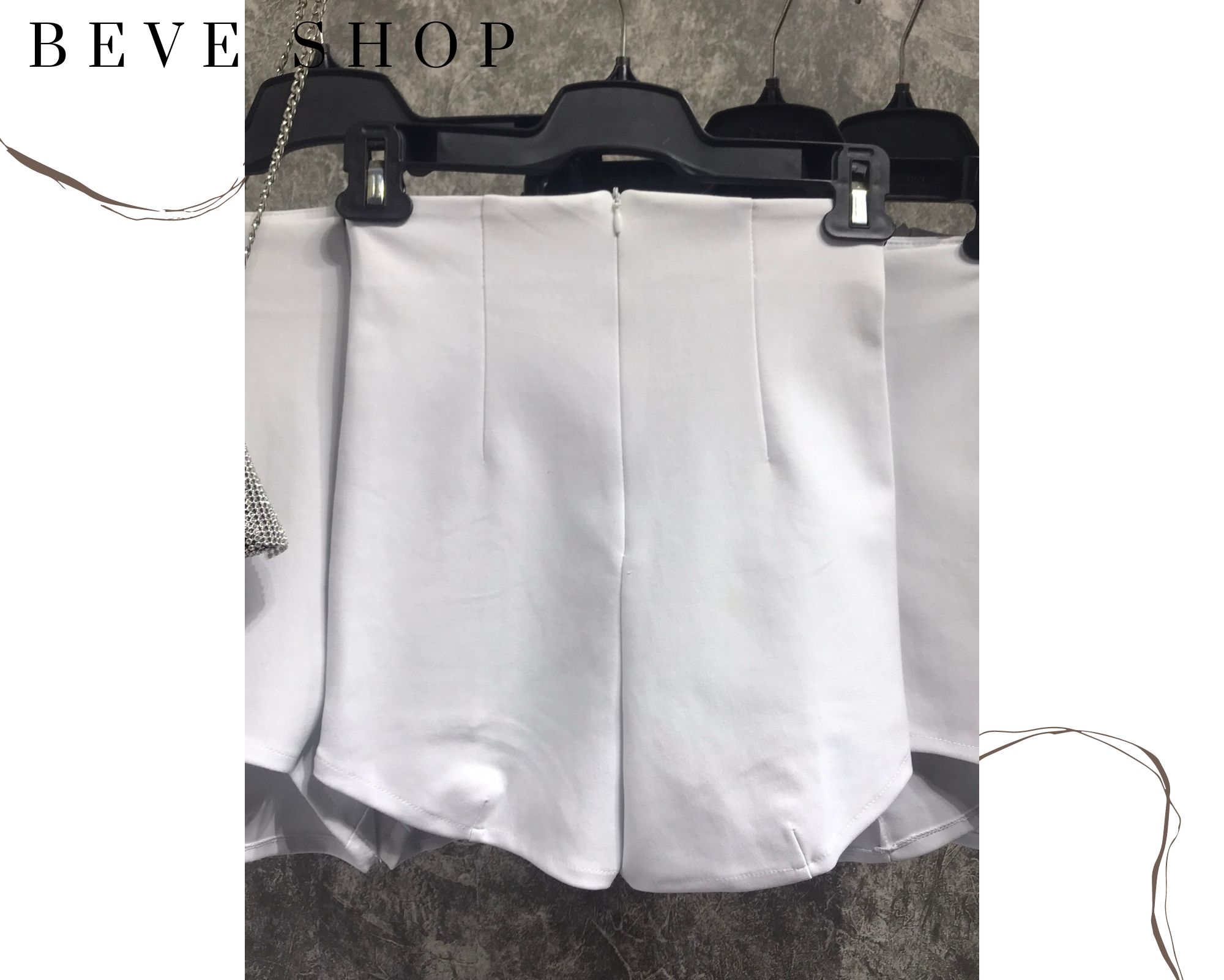 [Mã 12FASHIONSALE1 giảm 10K đơn 50K] QUẦN SHORT DANCE TRẮNG GÂN LƯNG CAO