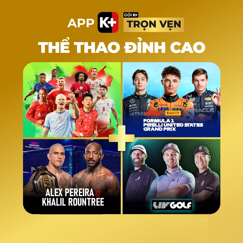App K+ Gói Trọn Vẹn 02 tháng (tặng thêm 01 tháng)
