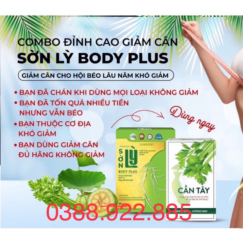 Giảm Cân Sờn Lỳ Body Plus Chính Hãng (Bao Test Mã Vạch QR)