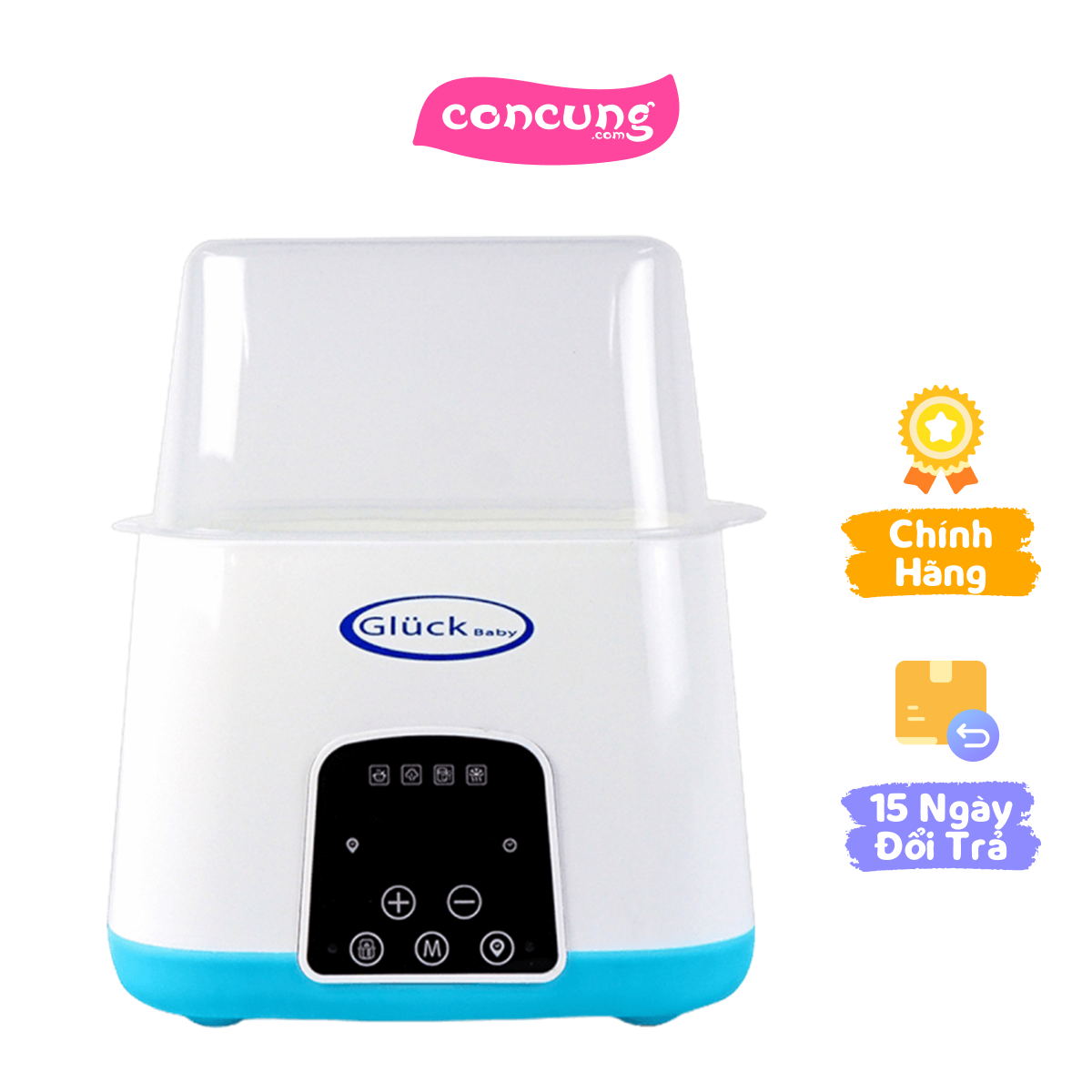Máy tiệt trùng, hâm sữa Gluck 3 chức năng GX06