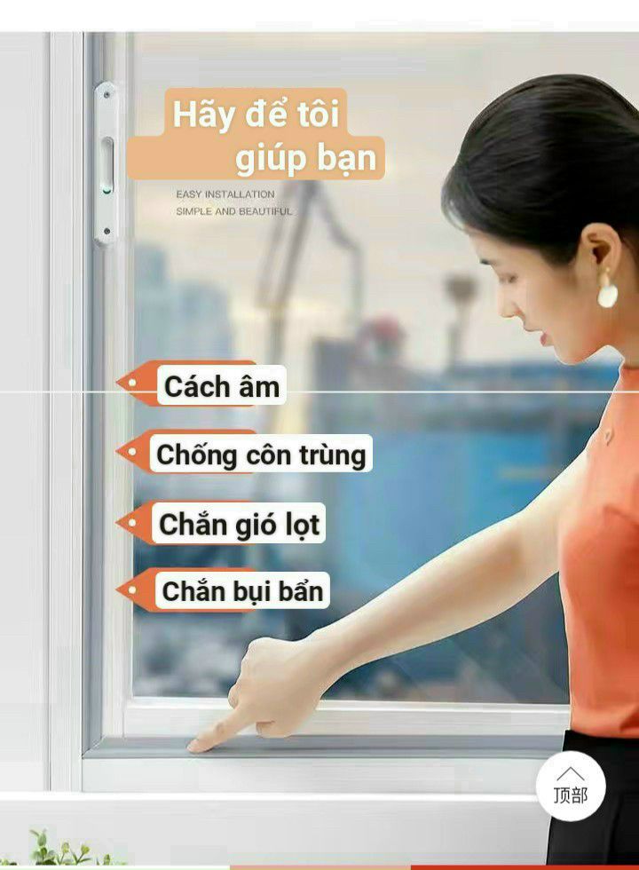Ron chặn khe cửa đa năng , cuộn dài 3m
