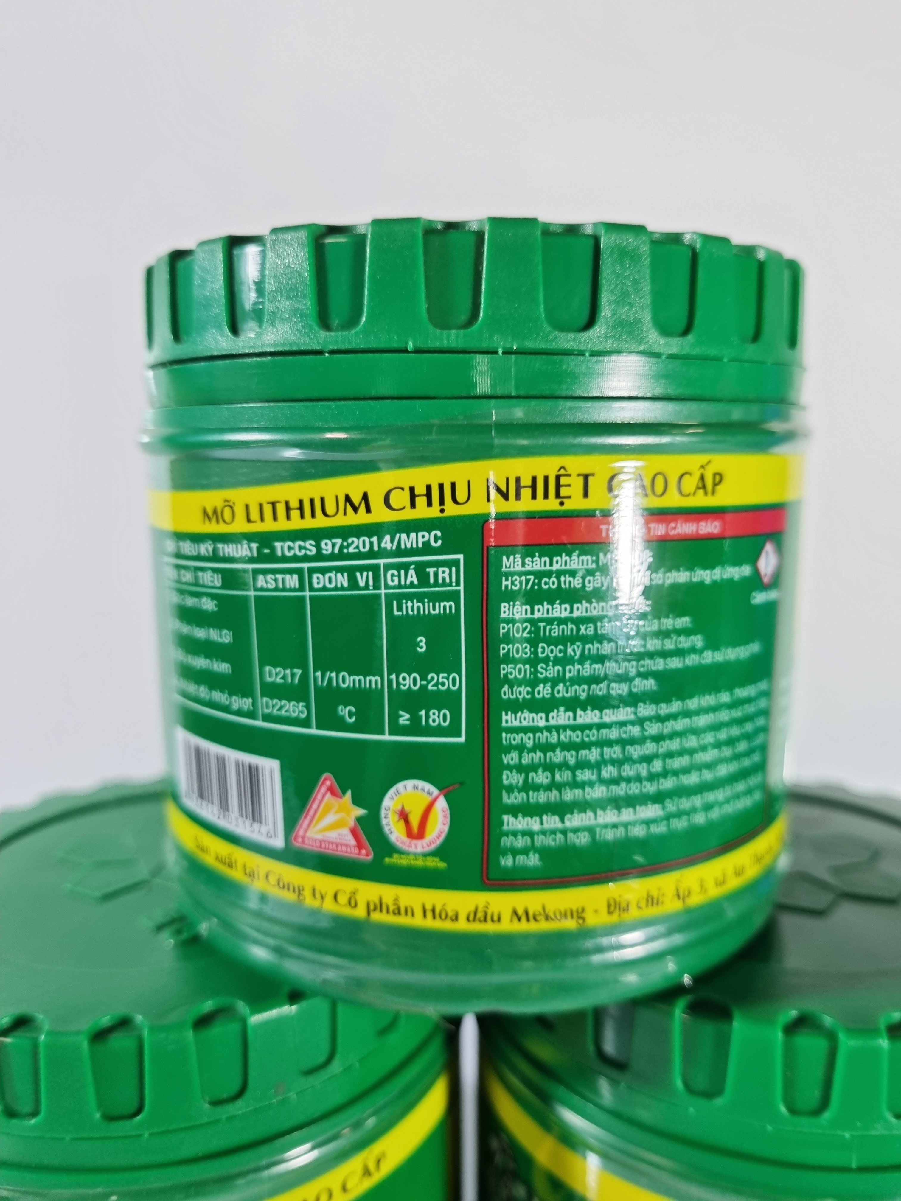 Mỡ Bôi Trơn Máy Mekong Litol 3 Mỡ Bò Chịu Nhiệt Cao Cấp