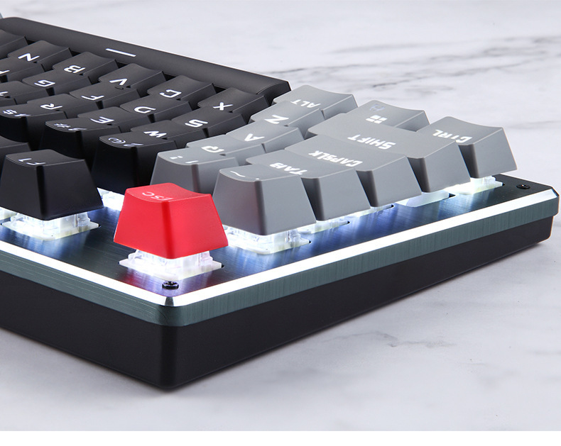 Bàn Phím Cơ Bluetooth 87 Keycabs Super LED Lightning