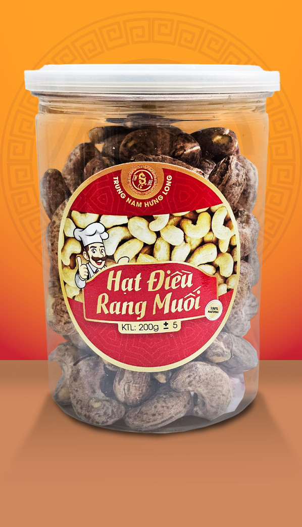 Hạt điều rang muối loại đặt biệt Hưng Long