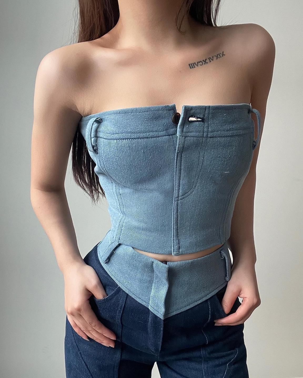 SET ỐNG JEAN QUẦN SUÔNG PHỐI