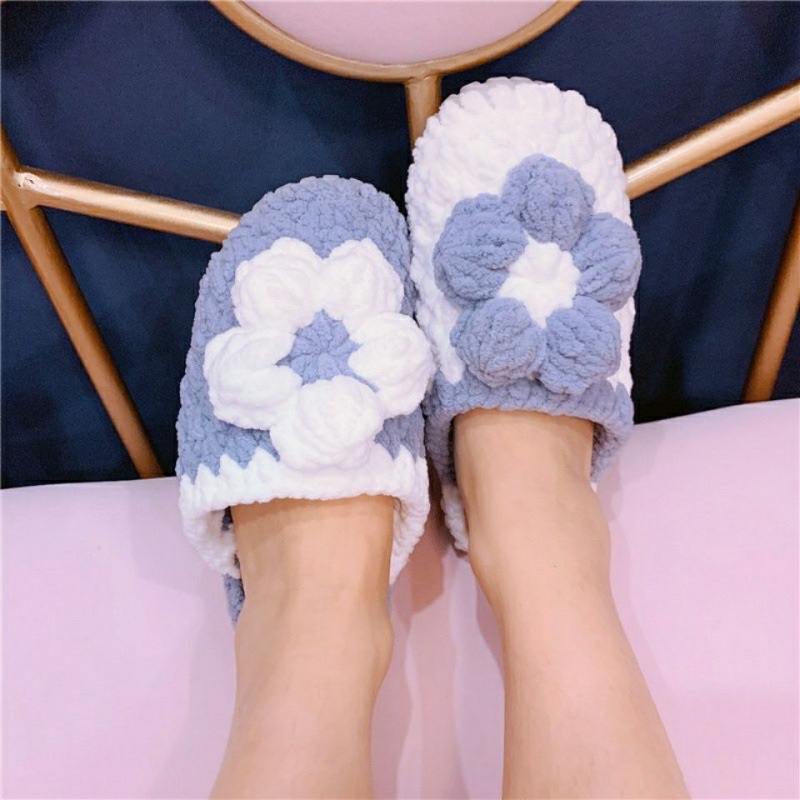 Đế Dép Handmade, Đế Dép Móc Len (Loại A đặt chuẩn size)