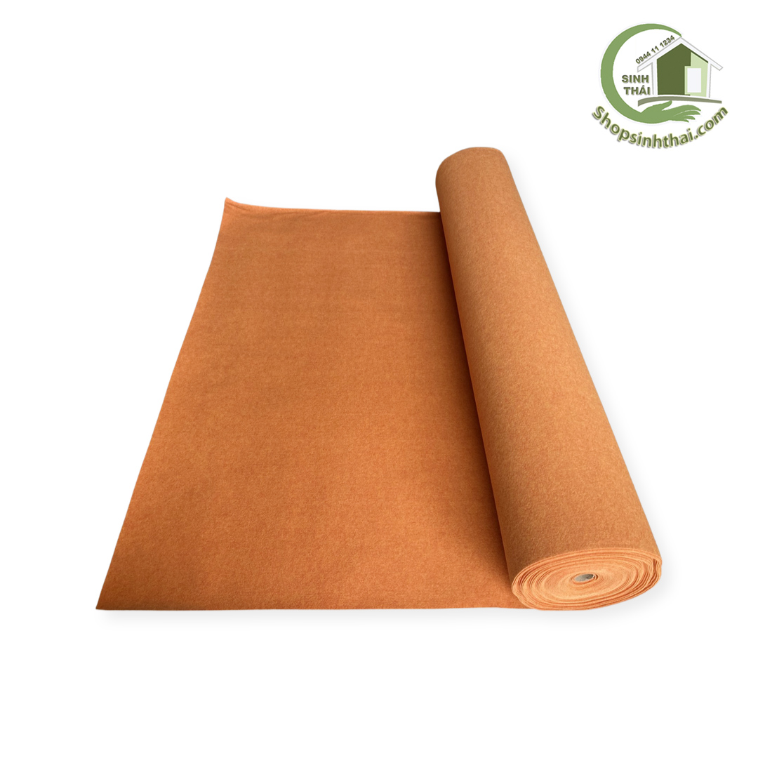 Thảm nỉ lót trải sàn màu tím, vàng, cam - 1m² - Chọn màu