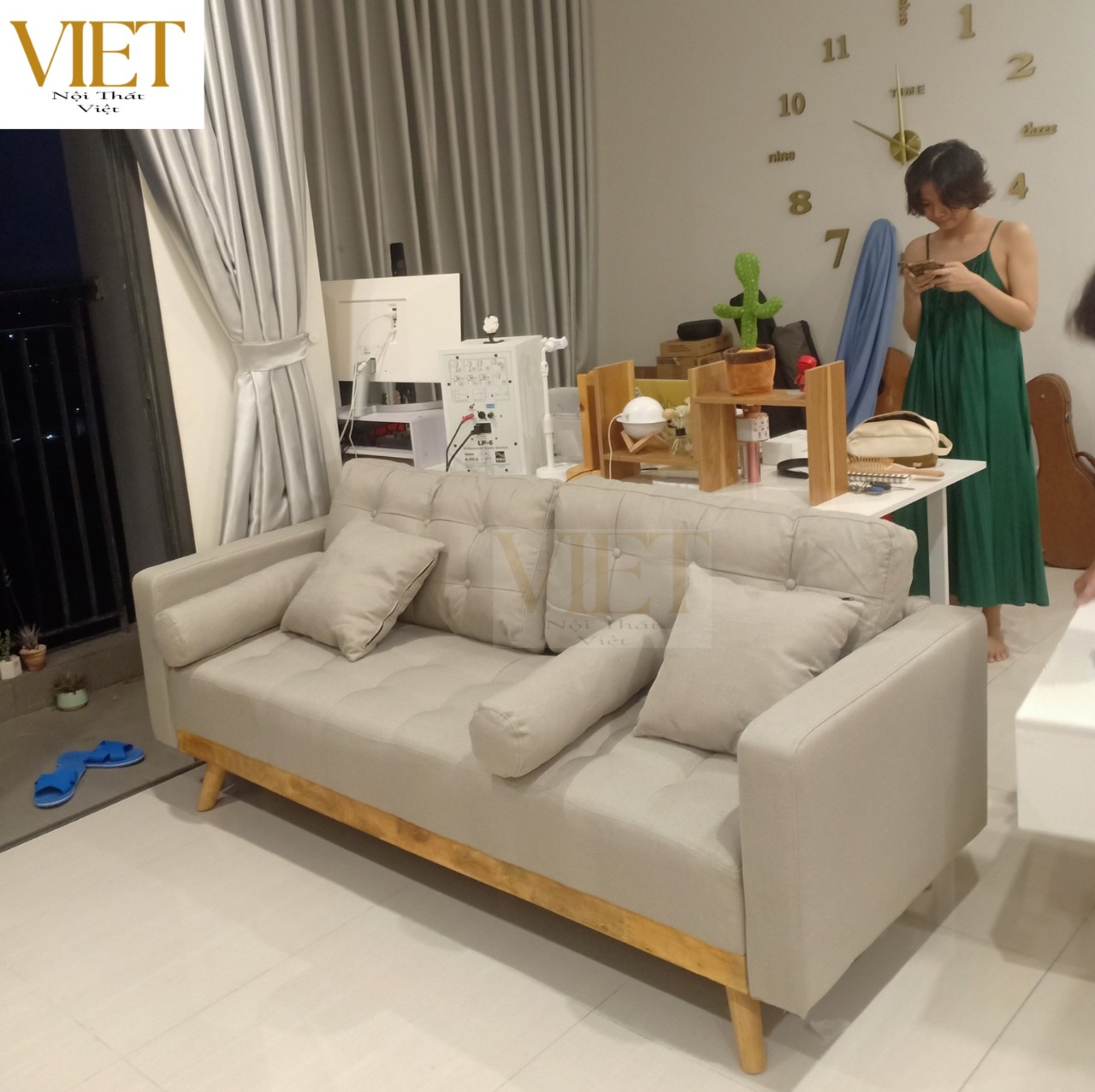 Sofa phòng khách hiện đại, sopha nhập khẩu