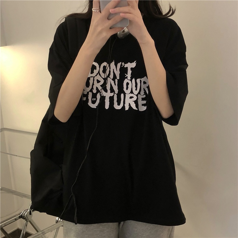 Áo phông , áo thun unisex nam nữ freesize màu : ĐEN