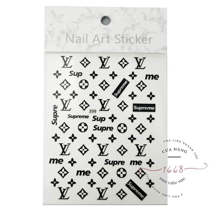 Sticker trang trí móng đẹp