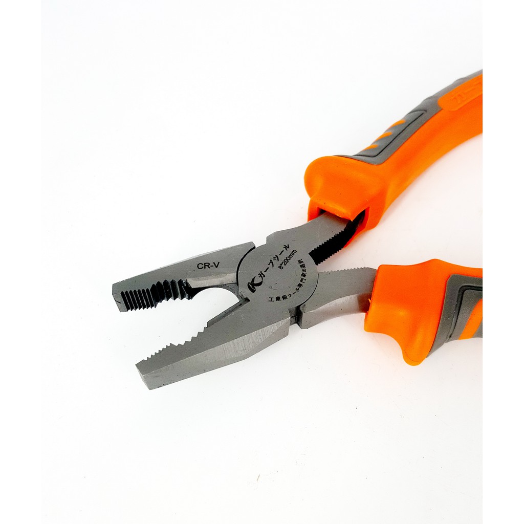 Combo 3 chiếc kìm điện - nhọn - cắt 8"/200m Kapusi cao cấp