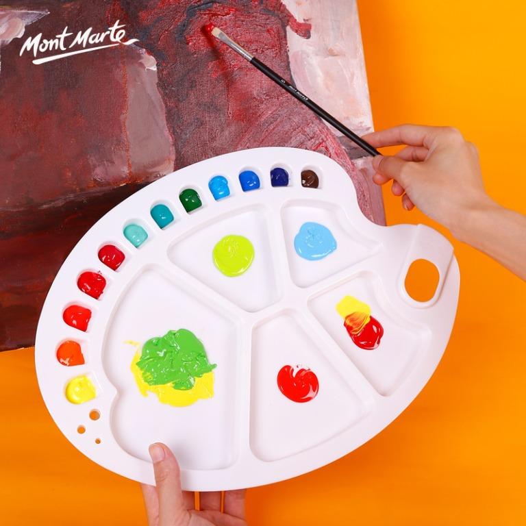 Khay Pha Màu nhựa Oval Mont Marte (Palette)