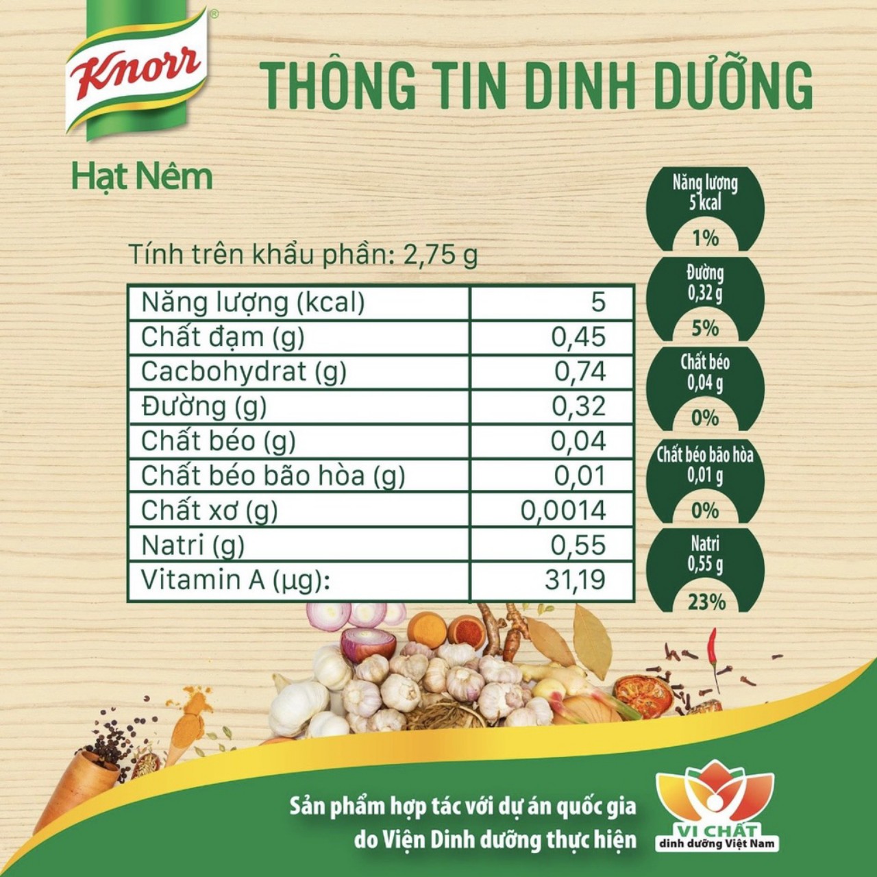 hoàn tiền 15%[DATE 12/2024][HỎA TỐC] Hạt Nêm Knorr Thịt Thăn, Xương Ống và Tủy Bổ Sung Vitamin A 1.8Kg