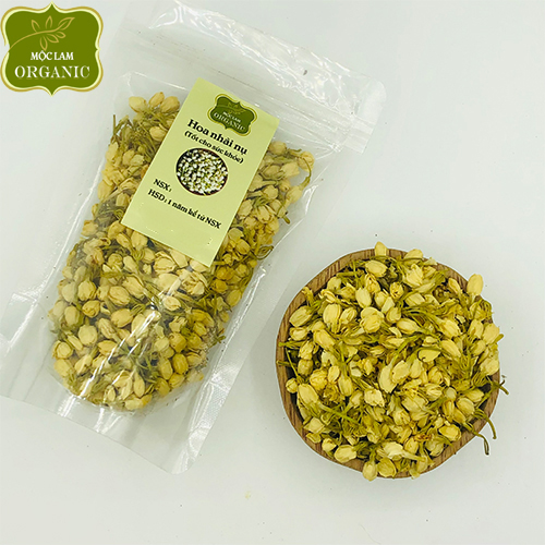 Trà hoa nhài nụ trắng, thơm đẹp (Hộp 100g - 150g)