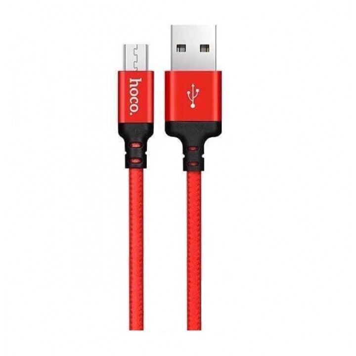 [Dây dù] Cáp sạc nhanh Micro USB 1.7A Hoco X14 dài 2m - Dành cho điện thoại Android