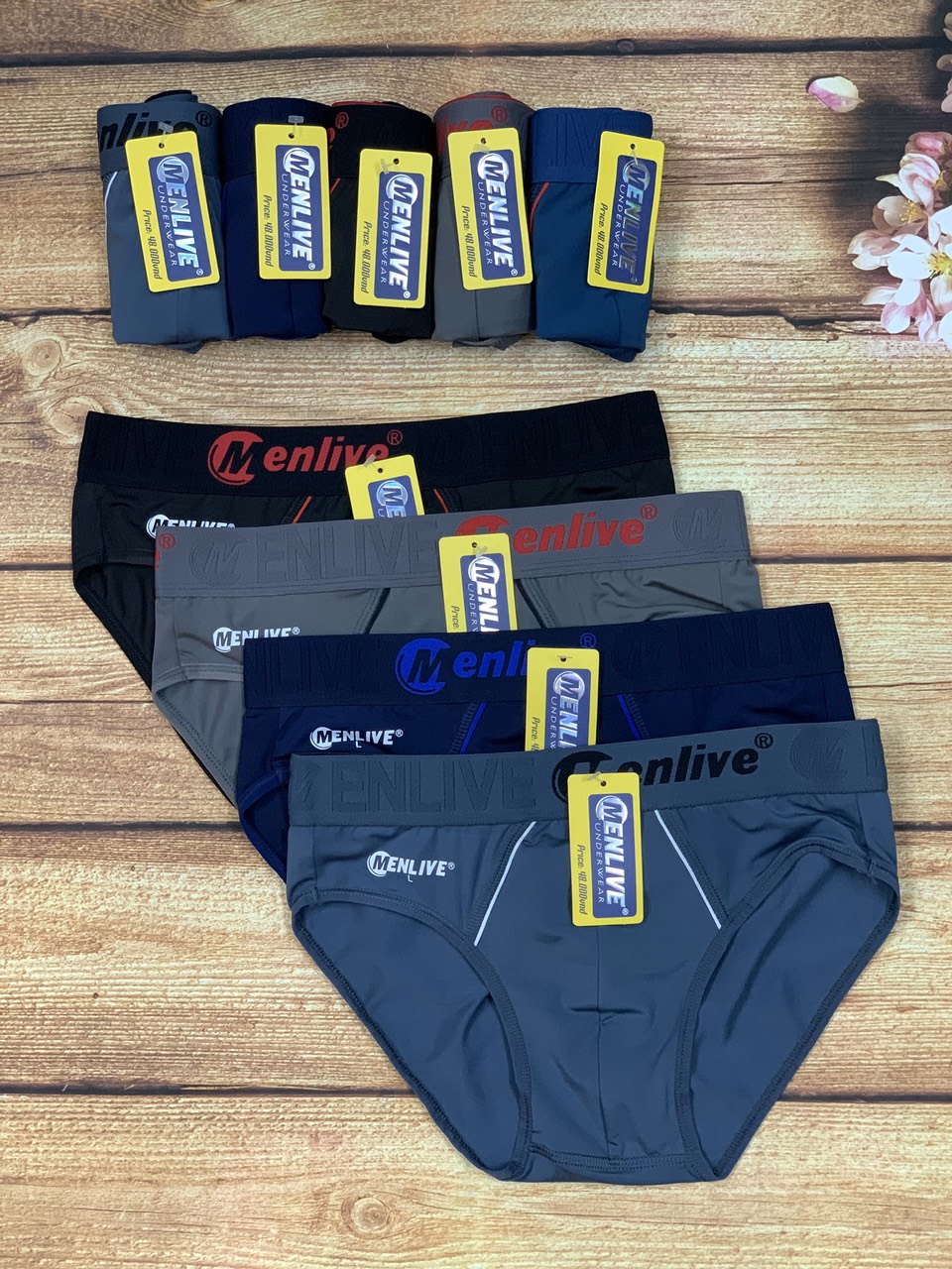 [HCM]COMBO 5 QUẦN LÓT NAM THUN LẠNH MENLIVE