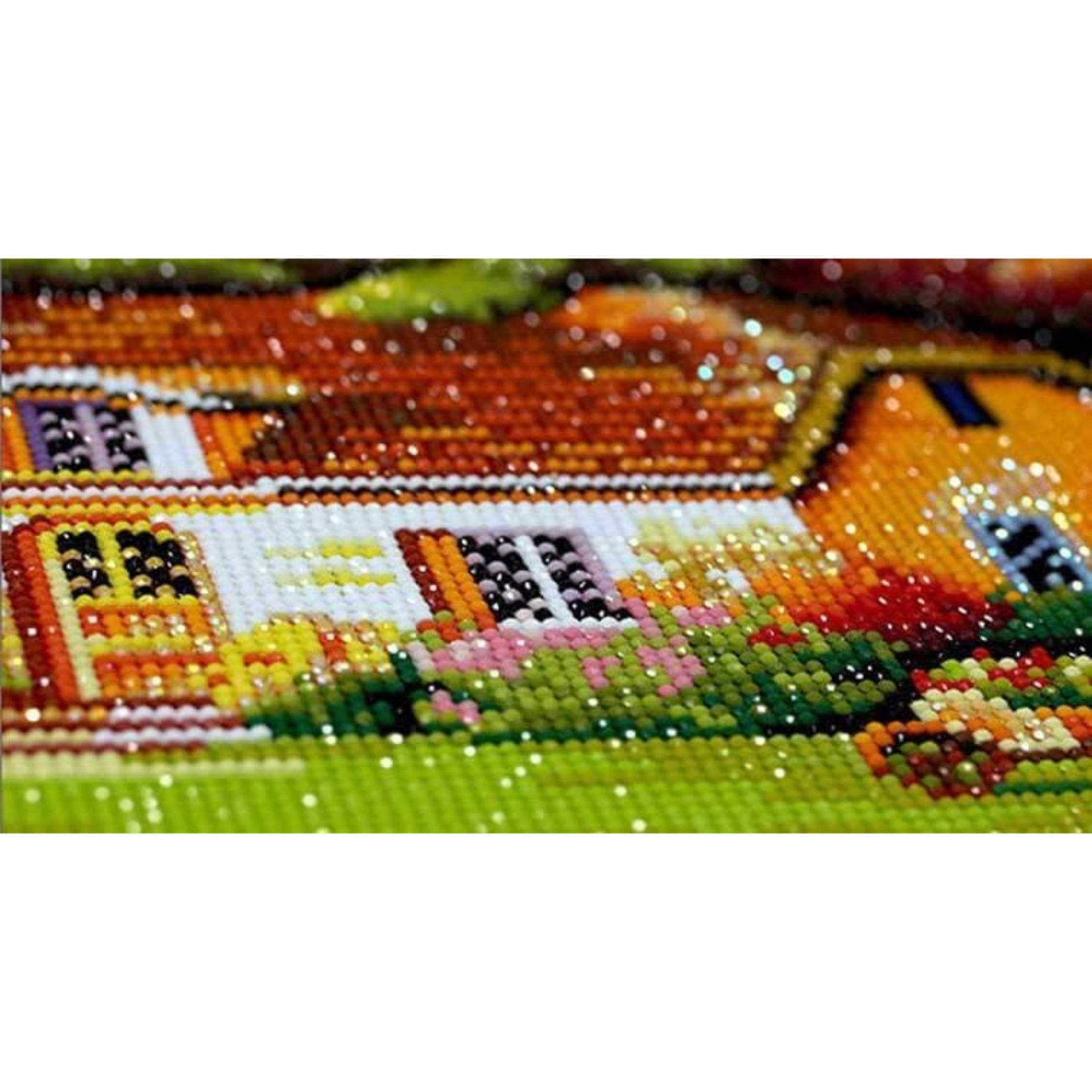 Tranh đính đá cha mẹ LV157