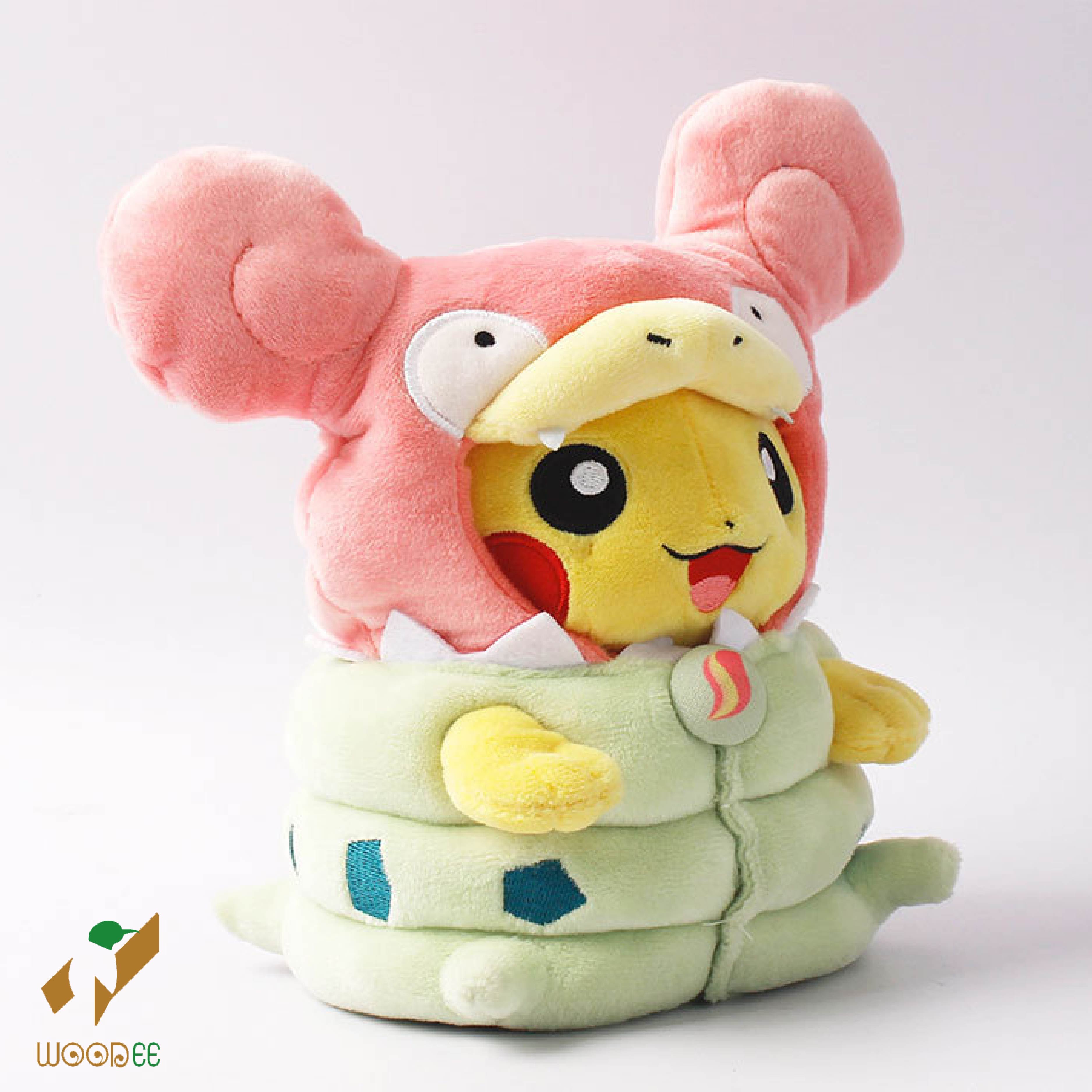 (Hàng Nhật)Gấu bông pokemon Pikachu Cosplay Mega Slowbro 25cm