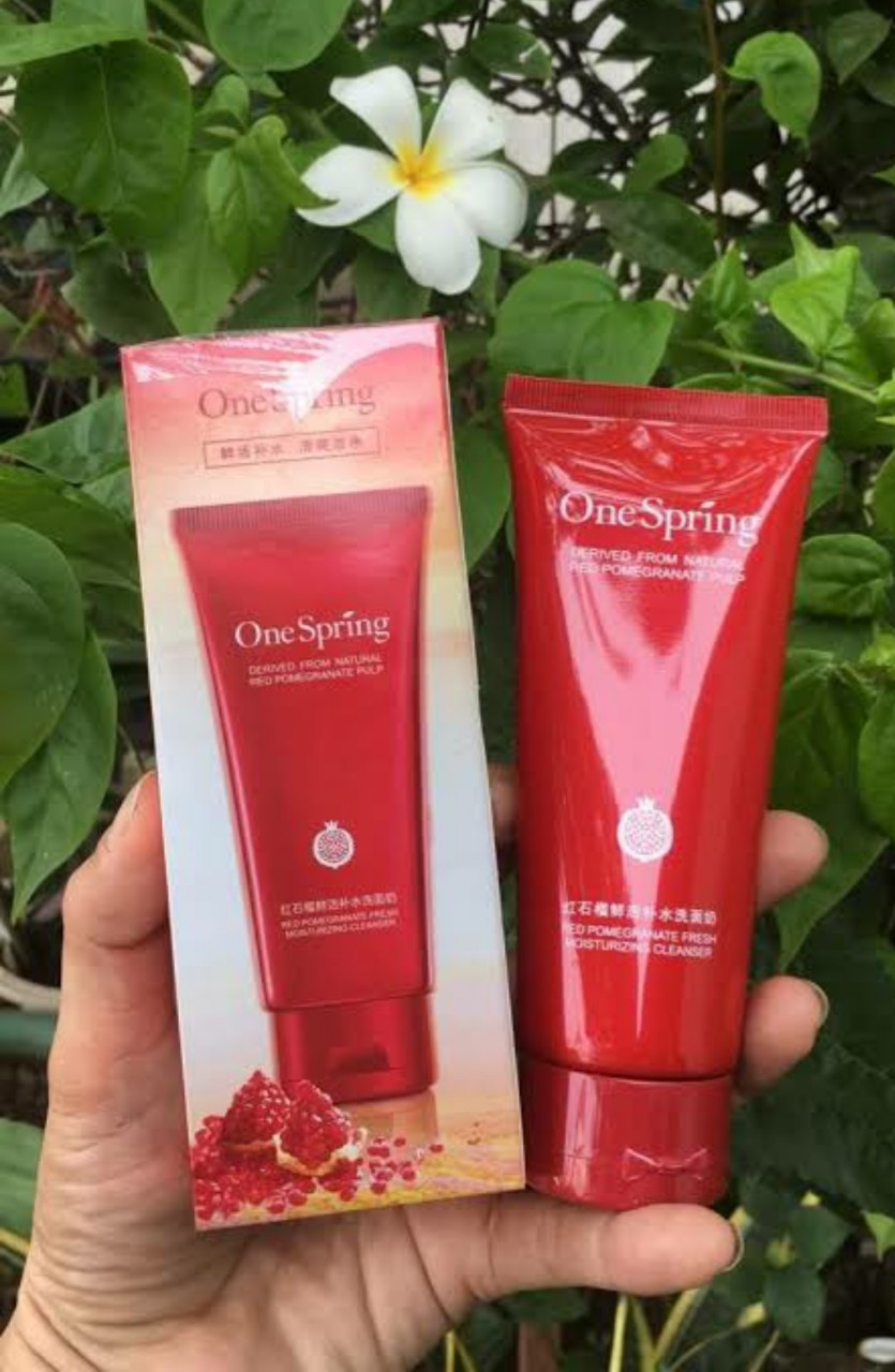 Sữa rửa mặt One Spring lựu đỏ - sữa rửa mặt lựu đỏ