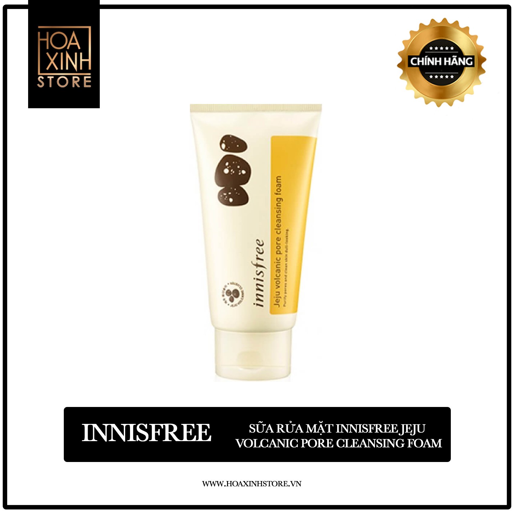 Sữa rửa mặt innisfree Jeju Volcanic Pore Cleansing Foam