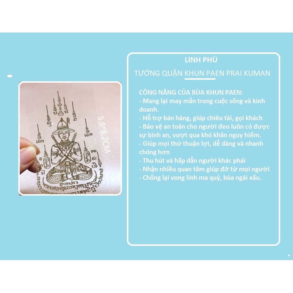 Linh phù Thái Lan các loại (hơn 40 mẫu)
