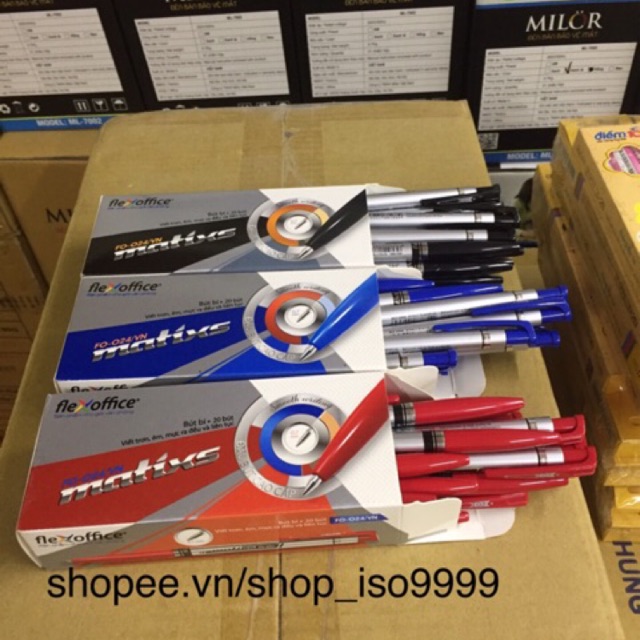 HỘP BÚT BI THIÊN LONG FO 024 (20 CÁI) CHÍNH HÃNG