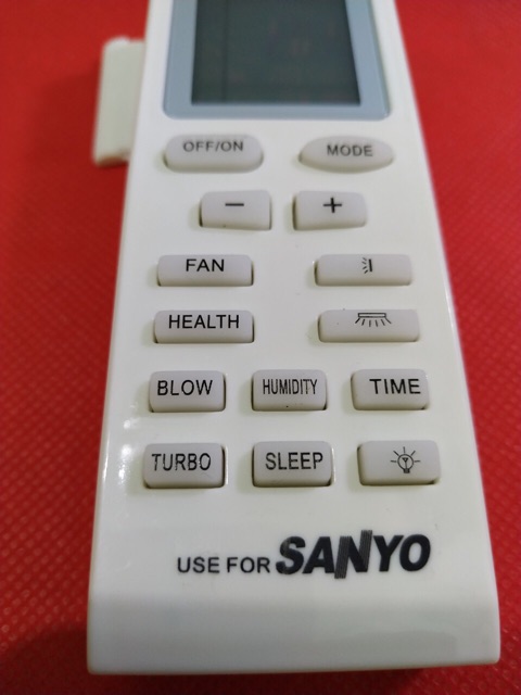 REMOTE ĐIỀU KHIỂN MÁY LẠNH ĐIỀU HOÀ SANYO