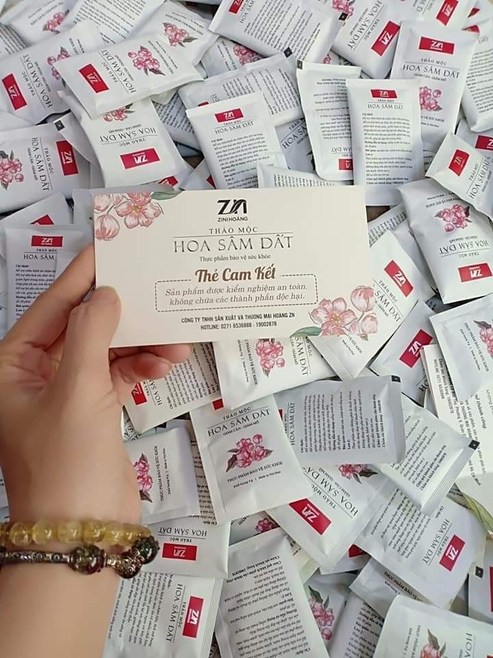 [HCM]Giảm cân hoa sâm đất chính hãng dạng viên