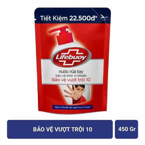 Nước rửa tay Lifebuoy túi 450g